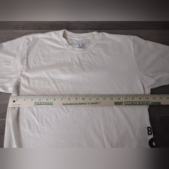 American Apparel Sustainable Edition "Be The Change" cream organic cotton tshirt - Picture 3 of 10